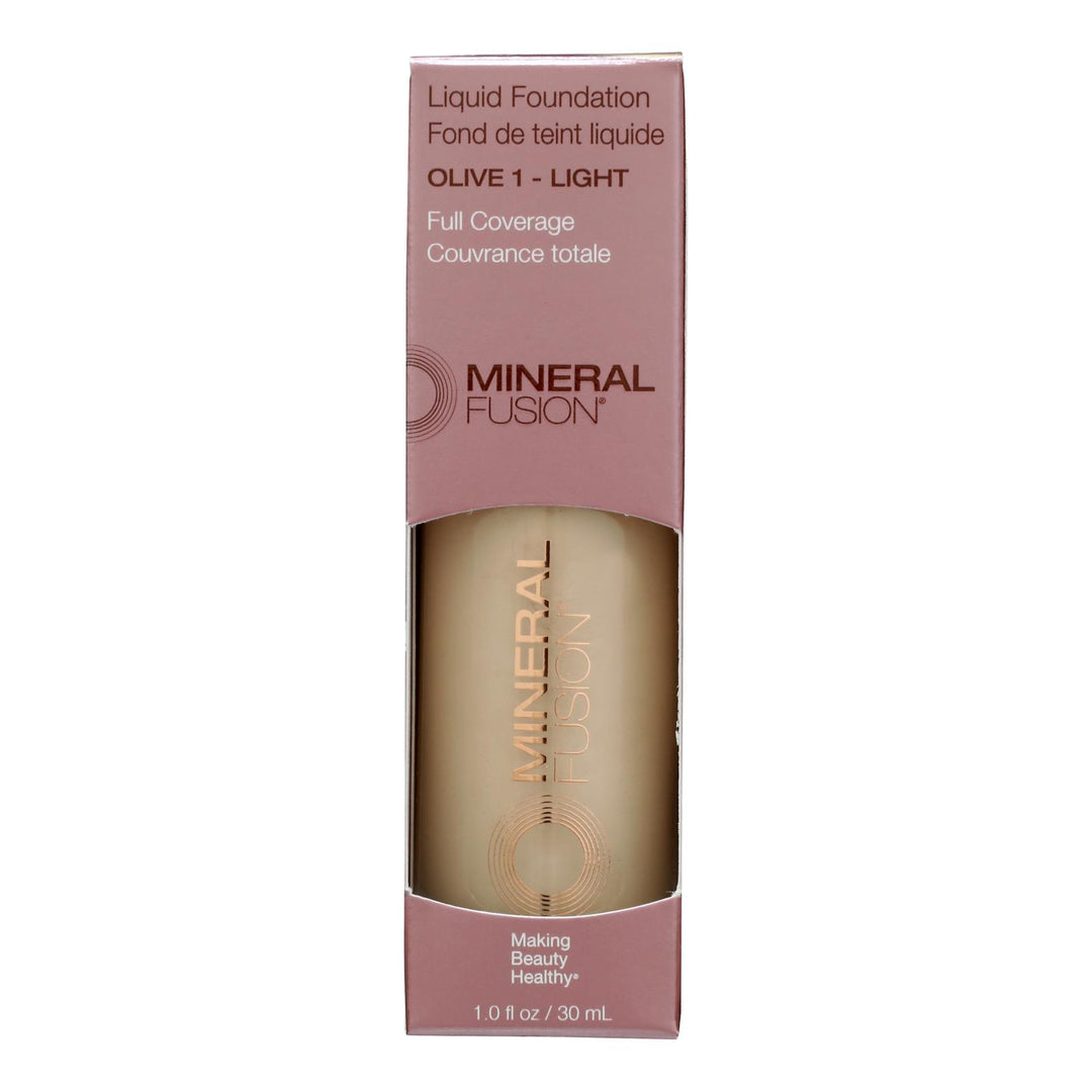 Mineral Fusion - Mkup Liquid Foundtn Olive 1 - 1 Each - 1 Fz - Maras Green